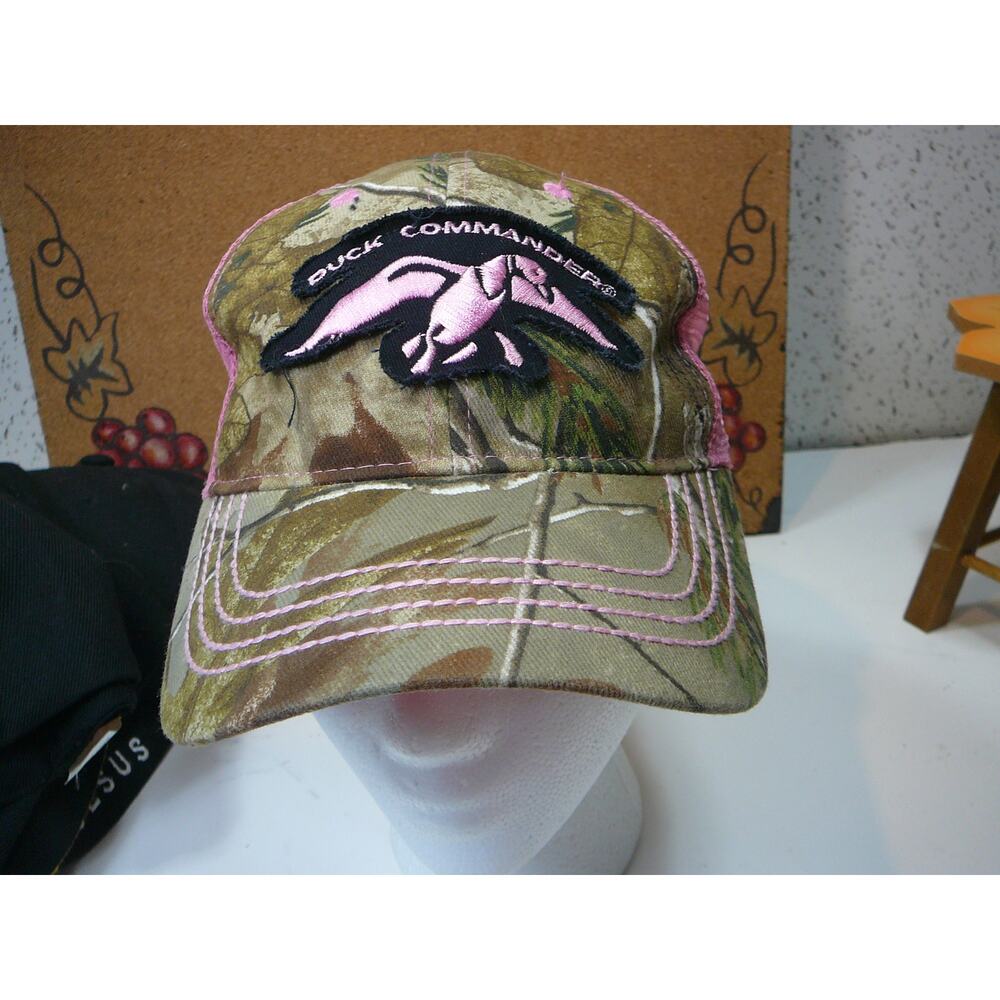 Women's Camo Duck Commander Ball Cap Adjustable Pre-owned Hat